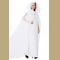 Vintage White Ghost Bride Long Wedding Dress and Mesh Long Cloak Adult Halloween Costume