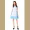 3ps Adorable Light blue Wonderland Dress Cosplay Theatrical Fancy Costume