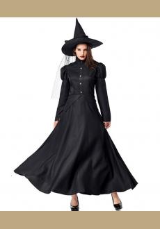 The Wizard Costume of Halloween Women Witch Costume Adult