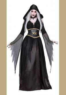 Pagan Witch Adult Women's Halloween Costume Wiccan Witchcraft Moon Goddess