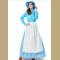 Halloween Vintage Women's Pioneer Maid Peasant Costume Colonial Dress
