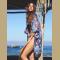 Swimwear Women Cover Up Tunic Beach Dress Kaftan Cape Female Womens Swim Wear Fishnet Strandkleid Coverup Sarong
