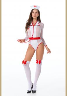 Hot Sexy Lingerie Baby Doll Nurse Bodysuit Erotic Underwear Cosplay Uniform Role Play Games Nurse Costumes